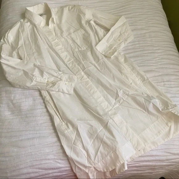 Madewell Classic White Shirt Dress - Picture 7 of 8